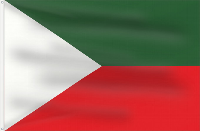 Flagge, mit zwei Metallösen und verstärktem Besatzband: Kashmir independent