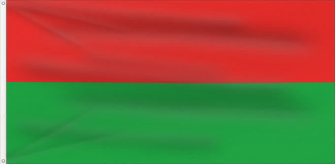 Bandera, con dos ojales metálicos y lado del asta reforzado: Suket