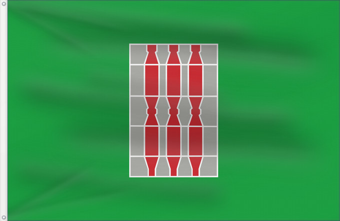 Bandera, con dos ojales metálicos y lado del asta reforzado: Umbria	Italian region Umbria	Région de l'Ombrie	Regione italiana Umbria