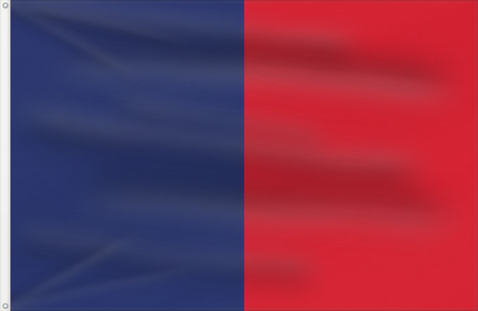 Bandera, con dos ojales metálicos y lado del asta reforzado: Cagliari	Bandèra de Castéddu