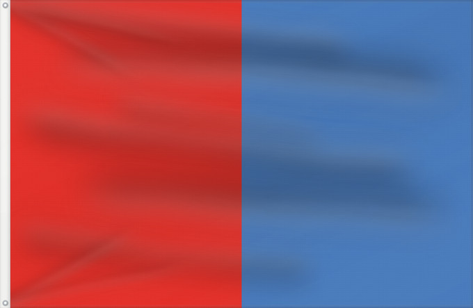 Drapeau, avec deux œillets métalliques et guindant renforcé : Catania	Catane