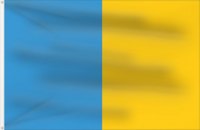 Bandera, con dos ojales metálicos y lado del asta reforzado: Province of Udine Province d'Udine Provincia de Udine Provinz Udine Provincia di Udine