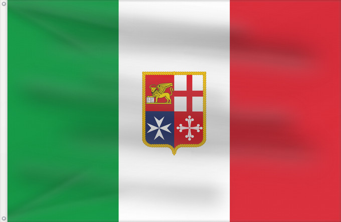 Flag, with two metal eyelets and reinforced hoist: Civil Ensign of Italy This W3C-unspecified vector image was created with Inkscape Italie - Pavillon civil Italia - Pabellón de marina civil Italien - Zivilschiffsflagge Italia - Bandiera di navigazione civile