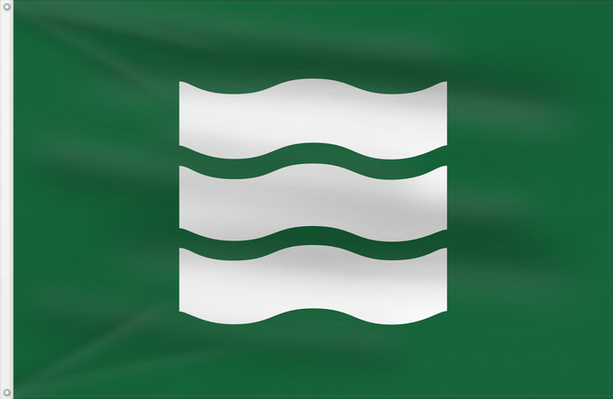 Drapeau, avec deux œillets métalliques et guindant renforcé : Hiroshima City Hiroshima Prefecture Hiroshima