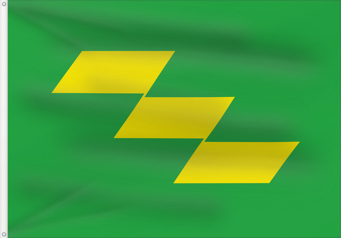 Drapeau, avec deux œillets métalliques et guindant renforcé : Miyazaki Prefecture	Miyazaki	Hayao Miyazaki 	Präfektur Miyazaki
