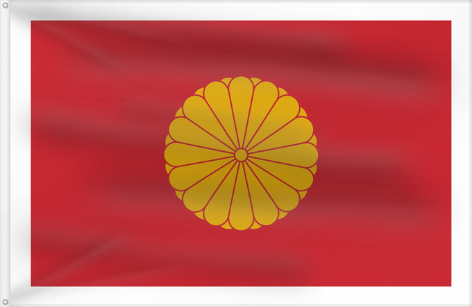 Flag, with two metal eyelets and reinforced hoist: Japan Sessyo
