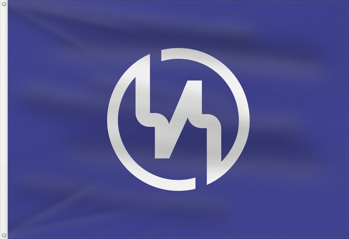 Flag, with two metal eyelets and reinforced hoist: Taketomi, Okinawa 竹富町旗