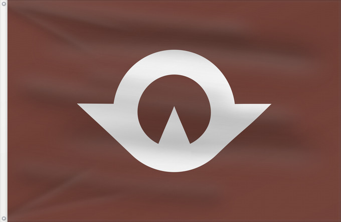 Flag, with two metal eyelets and reinforced hoist: Yamaguchi Prefecture	Yamaguchi-ken	Préfecture de Yamaguchi	Prefectura de Yamaguchi	Japanischen Präfektur Yamaguchi	Prefettura di Yamaguchi	Прапор префектури Ямагуті