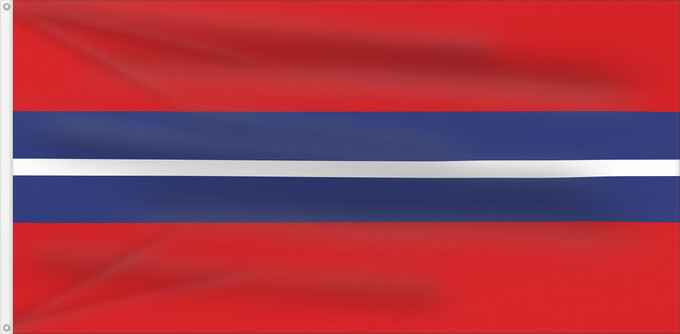 Drapeau, avec deux œillets métalliques et guindant renforcé : Kirghiz Soviet Socialist Republic  1952–1991 ; Flag of Kyrgyzstan  1991–1992   reverse	Reversed flag of the Kirghiz SSR  1952–1991  and Kyrgyzstan  1991–1992	RSS kirghize (1952–1991) et Kirghizistan (1991–1992) (envers)	Kirguistán Soviética (1952–1991) y 