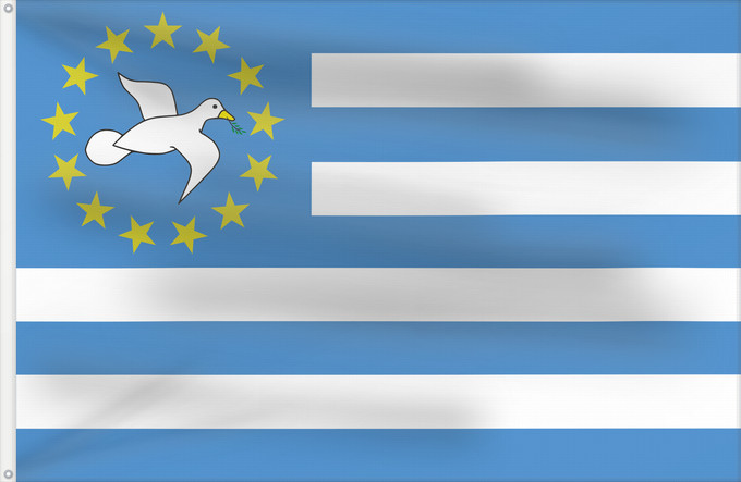 Drapeau, avec deux œillets métalliques et guindant renforcé : Federal Republic of Southern Cameroons	République Fédérale du Cameroun méridional	República Federal de Camerún Meridional	Föderale Republik Südkamerun	Repubblica Federale del Camerun meridionale	Ambazonia, also known as the Southern Cameroons