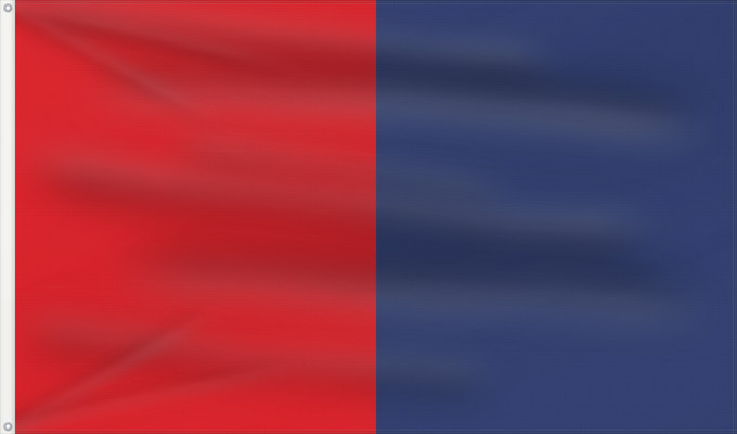 Flagge, mit zwei Metallösen und verstärktem Besatzband: Liechtenstein  1852–1921	Liechtenstein (1852–1921)	Liechtensteins  1852-1921