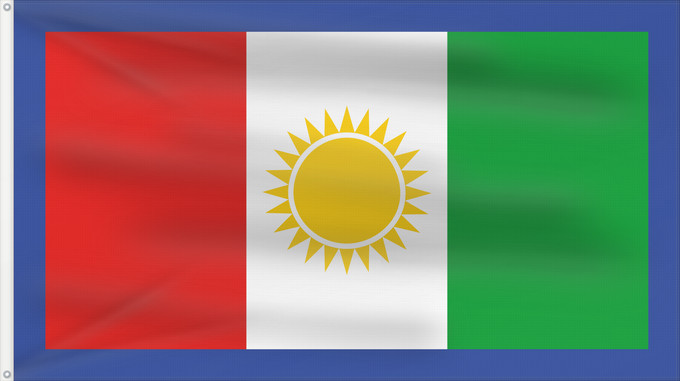 Drapeau, avec deux œillets métalliques et guindant renforcé : Northern Province	Northern Province of Sri Lanka	Province du Nord	Provincia del Norte	Nordprovinz	Provincia del Nord