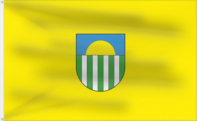 Bandera, con dos ojales metálicos y lado del asta reforzado: Saulkrasti	Saulkrasti, Latvia	Saulkrastu