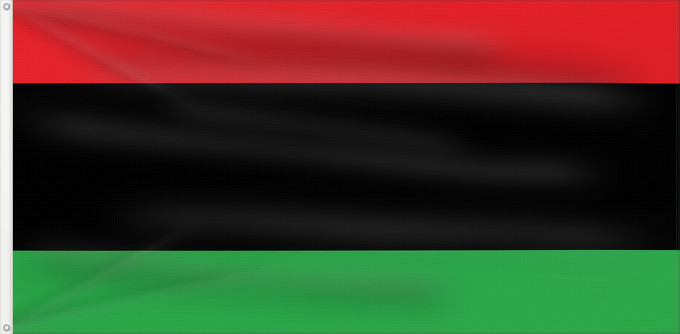 Flag, with two metal eyelets and reinforced hoist: Libya without crescent and star One form of flag of the Libyan opposition -- 1969 flag without central white star and crescent Libye (drapeau de 1969 sans croissant et étoile) Libia (bandera de 1969 sin creciente y estrella) Libyschen Opposition Libia (b