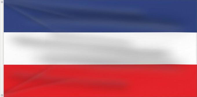 Flag, with two metal eyelets and reinforced hoist: Serbia and Montenegro 2003–2006 Serbia and Montenegro Srbije i Crne Gore Սերբիա և Չեռնոգորիա Знаме на Србија и Црна Гора Флаг Сербии и Черногории Застава Србије и Црне Горе Srbije in Črne gore Konfederata Serbia dhe Mali i Zi Прапор Сербії та Чорногорії