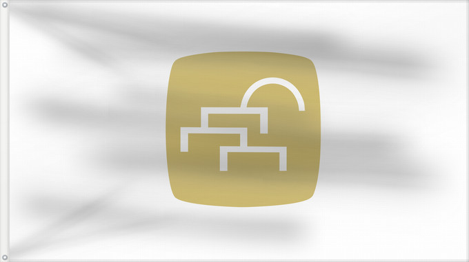 Bandera, con dos ojales metálicos y lado del asta reforzado: Čair Municipality	Čair Municipality, Macedonia	Знаме на Општина Чаир