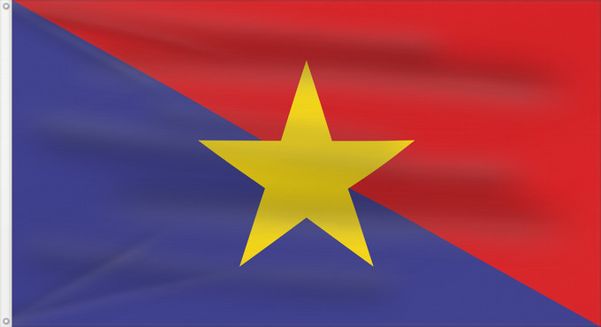Drapeau, avec deux œillets métalliques et guindant renforcé : Mm army 2