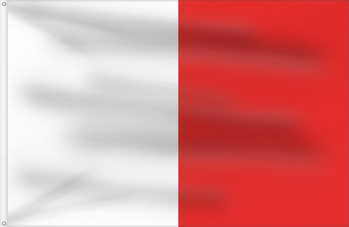 Flag, with two metal eyelets and reinforced hoist: Mdina	Mdina, Malta