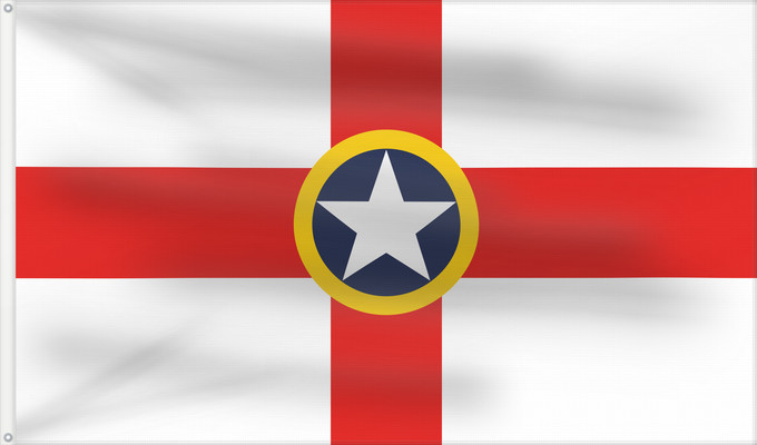 Flag, with two metal eyelets and reinforced hoist: Mosta Tal-Mosta