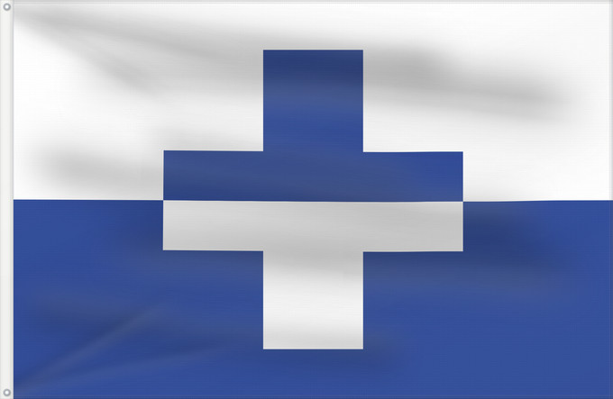 Flag, with two metal eyelets and reinforced hoist: Żurrieq Village of Iż-Żurrieq