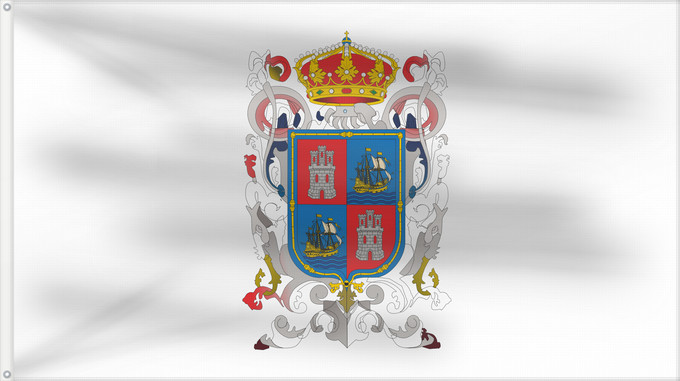 Drapeau, avec deux œillets métalliques et guindant renforcé : Campeche