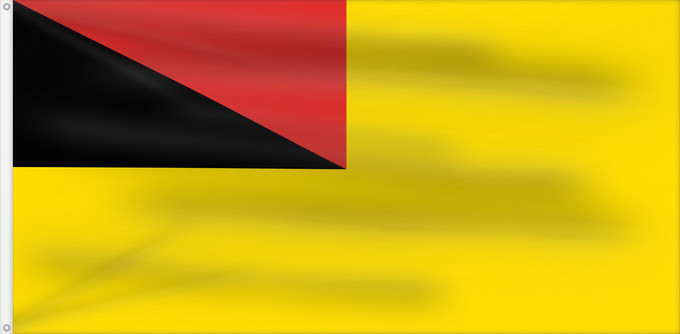 Flagge, mit zwei Metallösen und verstärktem Besatzband: Negeri Sembilan	Negeri Sembilan, a state of Malaysia