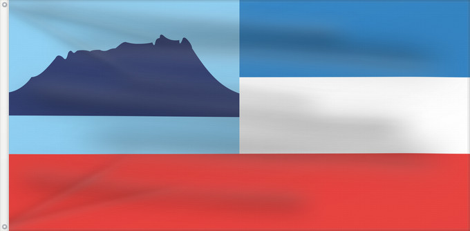 Flag, with two metal eyelets and reinforced hoist: Sabah Sabah Malaysian state Sabah