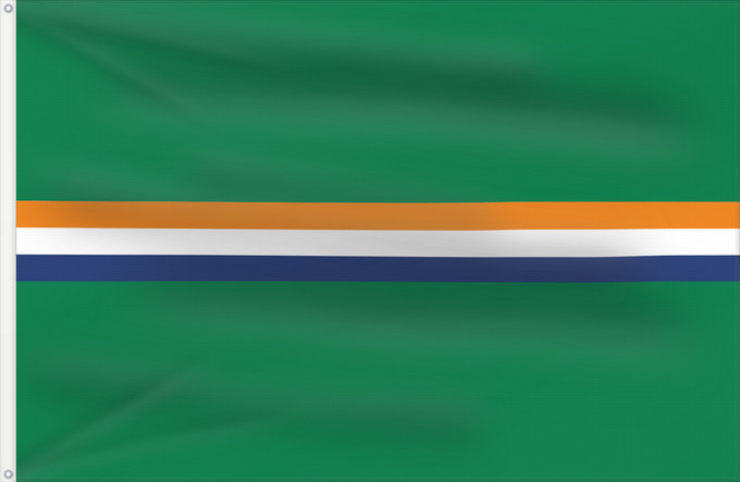 Bandera, con dos ojales metálicos y lado del asta reforzado: Kavangoland