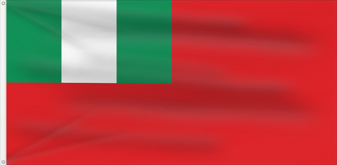 Flag, with two metal eyelets and reinforced hoist: Civil Ensign of Nigeria Nigeria - Civil Ensign Nigeria - Pavillon Civil Nigeria - Bandera de Marina Civil Nigeria - Zivilschiffsflagge Nigeria - Insegna Civile Civil ensign of Nigeria