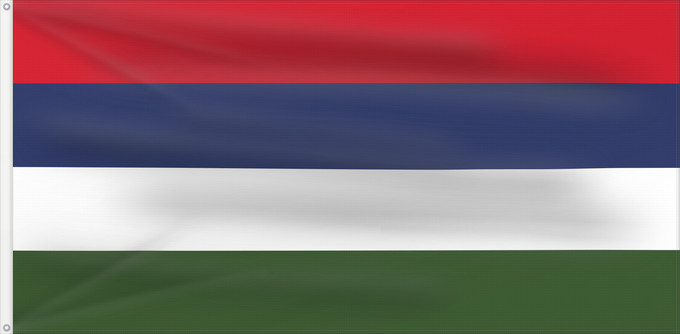 Flag, with two metal eyelets and reinforced hoist: Presidential Standard of Nigeria Armed Forces Presidential Standard of Nigeria (Armed Forces) Étendard Présidentiel du Nigéria (Forces Armées) Estandarte Presidencial de Nigeria (Fuerzas Armadas) Präsidentenstandarte von Nigeria (Streitkräfte) Stendardo