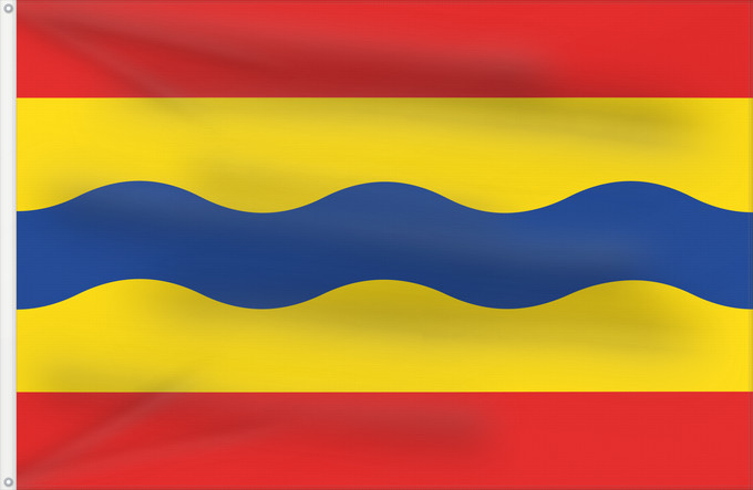 Bandera, con dos ojales metálicos y lado del asta reforzado: Overijssel	Province Overijssel	Overijsselse vlag