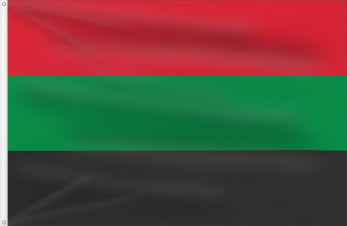 Flag, with two metal eyelets and reinforced hoist: Aalsmeer