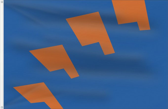 Flagge, mit zwei Metallösen und verstärktem Besatzband: Berkelland	Dutch municipality of Berkelland	Commune hollandais de Berkelland	Niederlänische Gemeinde Berkelland	Gelderse gemeente Berkelland