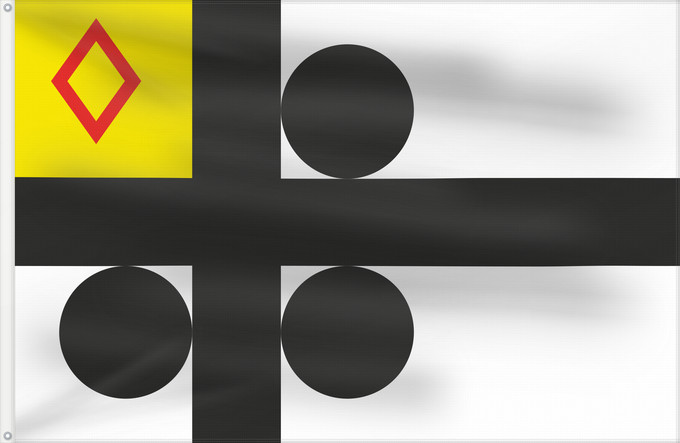 Flag, with two metal eyelets and reinforced hoist: Bleiswijk	Bleiswijk, South Holland, Netherlands	Bleiswijk, Hollande-Méridionale, Pays-Bas	Bleiswijk, Zuid-Holland, Nederland