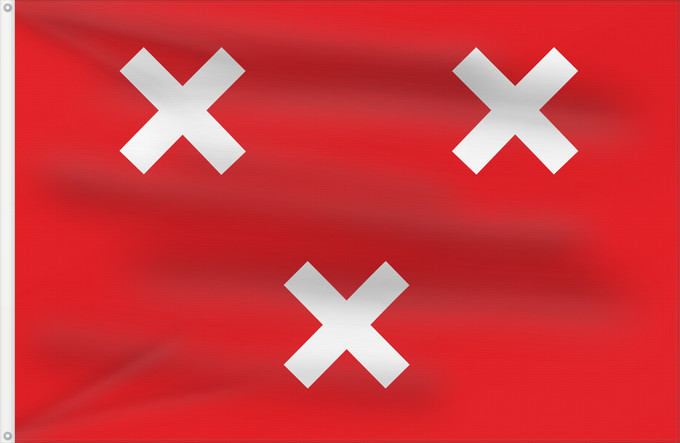 Bandera, con dos ojales metálicos y lado del asta reforzado: Breda	Breda, North Brabant, the Netherlands	Bréda, Brabant-Septentrional, Pays-Bas	Breda, Noord-Brabant, Nederland