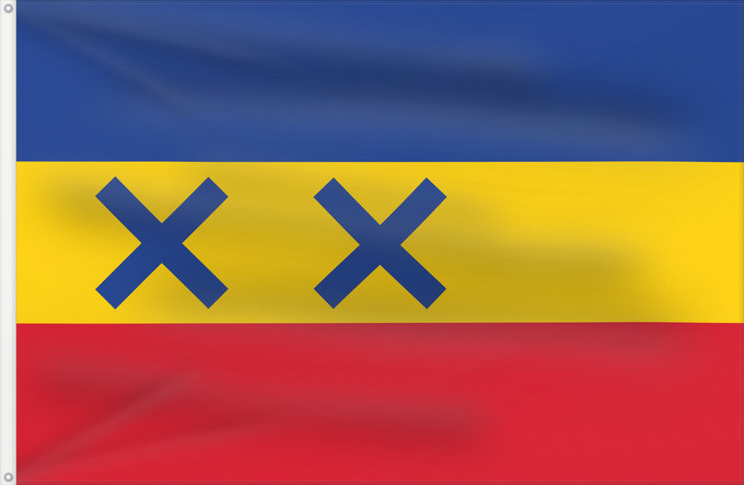 Bandera, con dos ojales metálicos y lado del asta reforzado: Breukelen	Breukelen, Utrecht, the Netherlands	Breukelen, Utrecht, les Pays-Bas	Breukelen, Utrecht, Nederland
