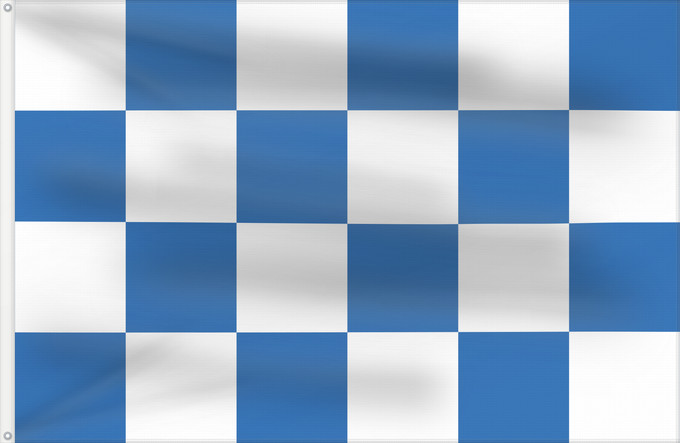Bandera, con dos ojales metálicos y lado del asta reforzado: Dalfsen	Dutch municipality of Dalfsen, Overijssel