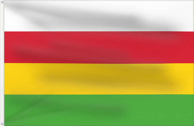 Flag, with two metal eyelets and reinforced hoist: Dantumadeel Dutch municipality of Dantumadiel