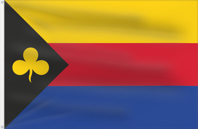Flagge, mit zwei Metallösen und verstärktem Besatzband: Delfzijl	Dutch municipality of Delfzijl