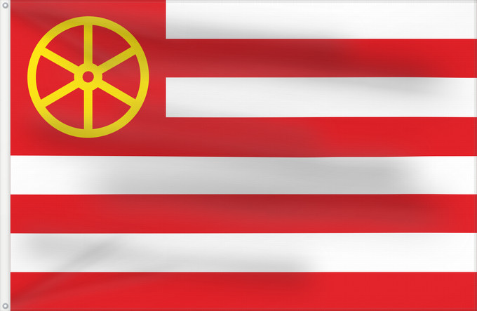 Flagge, mit zwei Metallösen und verstärktem Besatzband: Doorn, Netherlands	Former municipality Doorn in the Netherlands	Doorn (ancienne commune)	Doorn (antiguo municipio)	Doorn (ehemalige Gemeinde)	Doorn (ex comune)	Voormalige gemeente Doorn