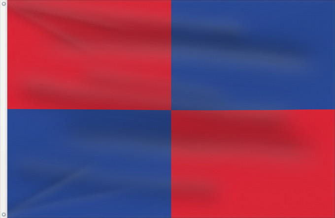 Flagge, mit zwei Metallösen und verstärktem Besatzband: Harenkarspel	Dutch municipality of Harenkarspel