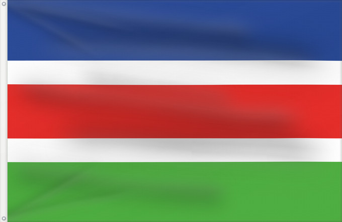 Flagge, mit zwei Metallösen und verstärktem Besatzband: Laarbeek	Dutch municipality of Laarbeek