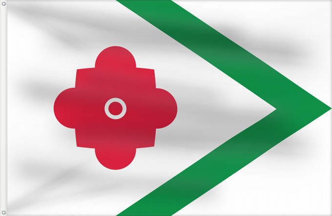Drapeau, avec deux œillets métalliques et guindant renforcé : Landerd	Dutch municipality of Landerd