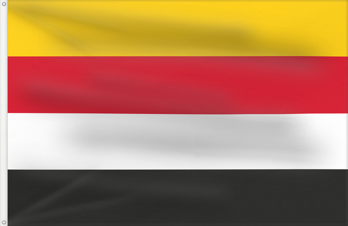 Flag, with two metal eyelets and reinforced hoist: Millingen aan de Rijn Dutch town of Millingen aan de Rijn
