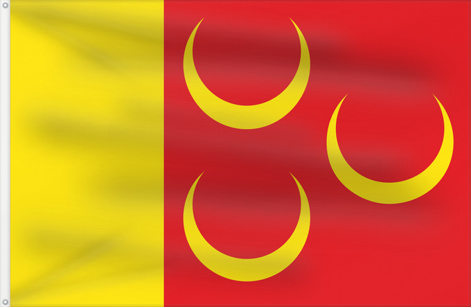 Drapeau, avec deux œillets métalliques et guindant renforcé : Obdam Obdam, North Holland, the Netherlands Obdam, Hollande-Septentrionale, les Pays-Bas Obdam, Noord-Holland, Nederland