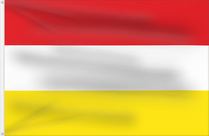 Flagge, mit zwei Metallösen und verstärktem Besatzband: Oeteldonk