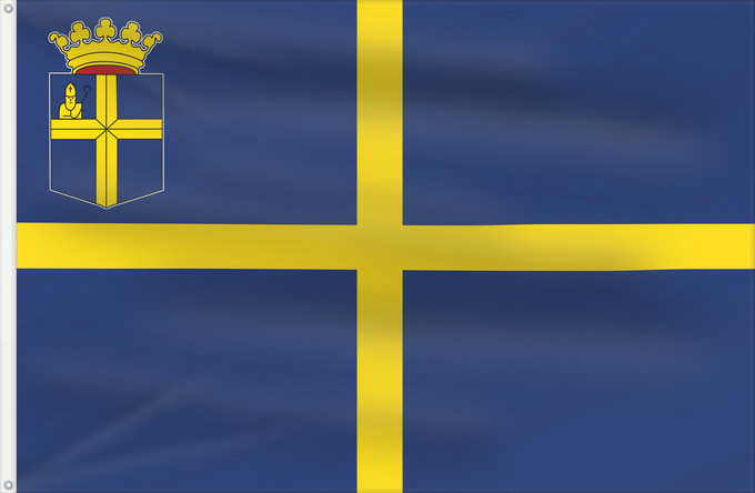 Flagge, mit zwei Metallösen und verstärktem Besatzband: Oldenzaal	Dutch municipality of Oldenzaal
