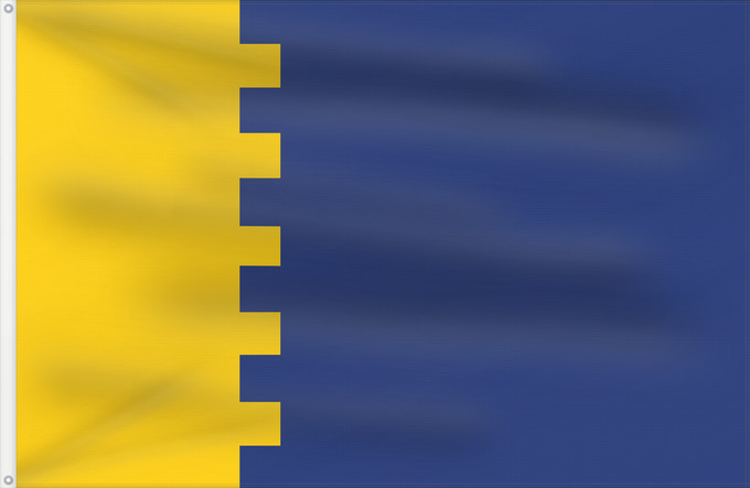 Flagge, mit zwei Metallösen und verstärktem Besatzband: Reiderland	Dutch municipality of Reiderland