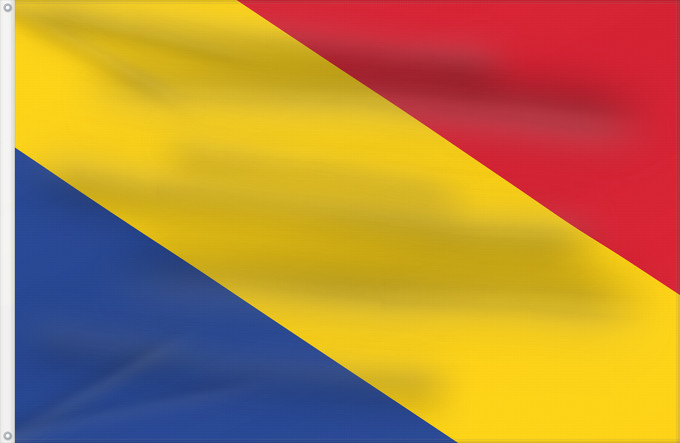 Drapeau, avec deux œillets métalliques et guindant renforcé : Rheden	Dutch municipality of Rheden