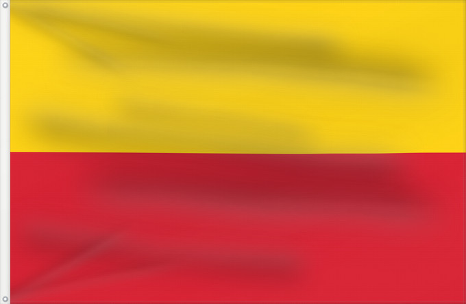 Flag, with two metal eyelets and reinforced hoist: Schagen Dutch town of Schagen